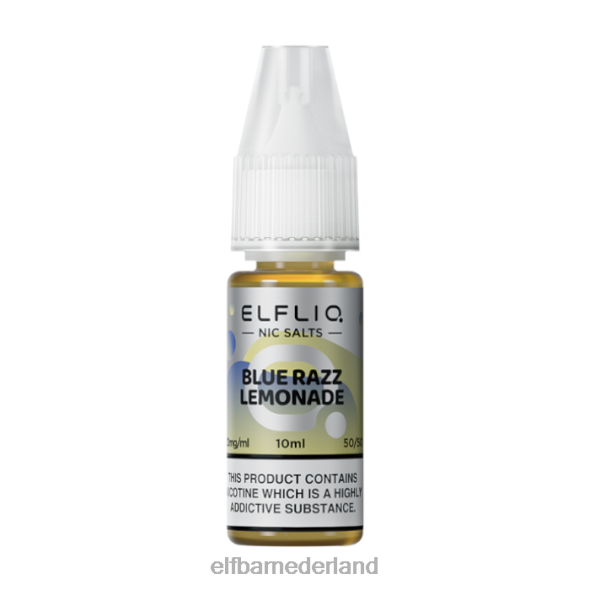 elfbar elfliq blauwe razz limonade-nic zouten - 10 ml-10 mg/ml origineel D8TJV217