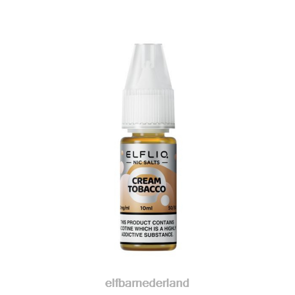 elfbar elfliq crème tabakszouten -10 ml-10 mg/ml origineel D8TJV211