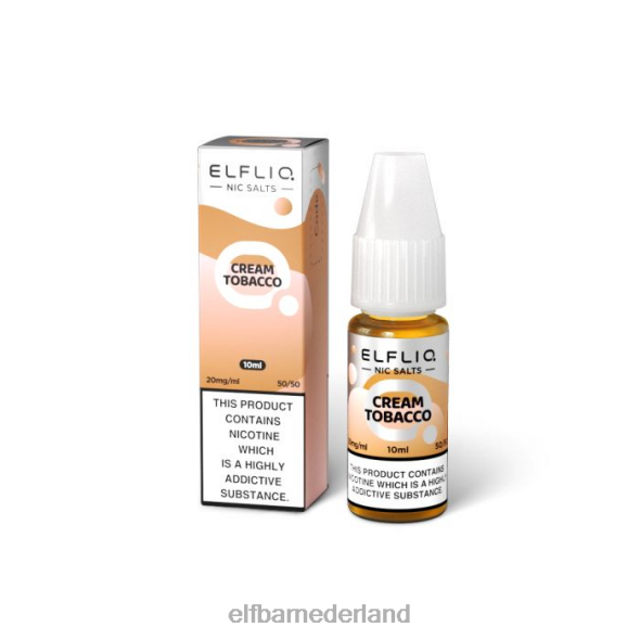 elfbar elfliq crème tabakszouten -10 ml-20 mg/ml origineel D8TJV212