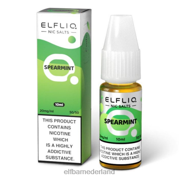 elfbar elfliq groene munt nic-zouten - 10 ml-5 mg origineel D8TJV206