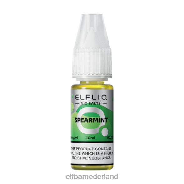 elfbar elfliq groene munt nic-zouten - 10 ml-5 mg origineel D8TJV206