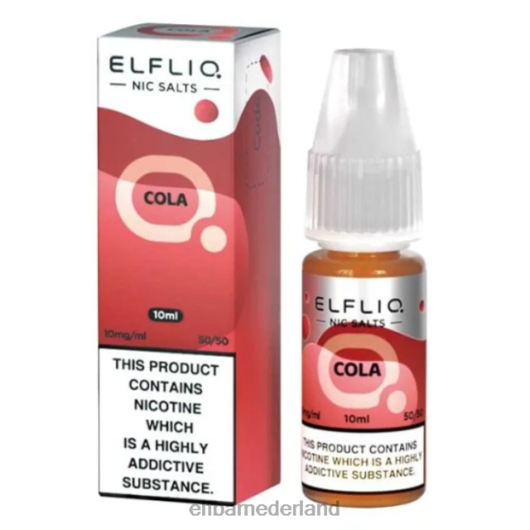 elfbar elfliq nic-zouten - cola - 10 ml-5 mg origineel D8TJV193