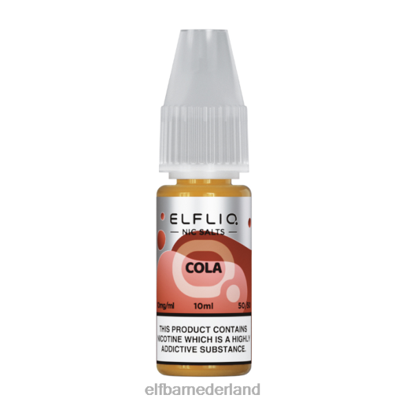 elfbar elfliq nic-zouten - cola - 10 ml-5 mg origineel D8TJV193