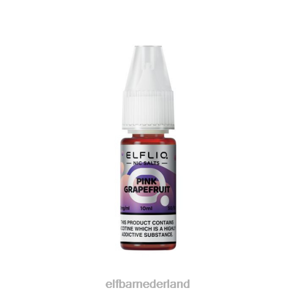 elfbar elfliq roze grapefruit-nic-zouten - 10 ml-10 mg/ml origineel D8TJV202