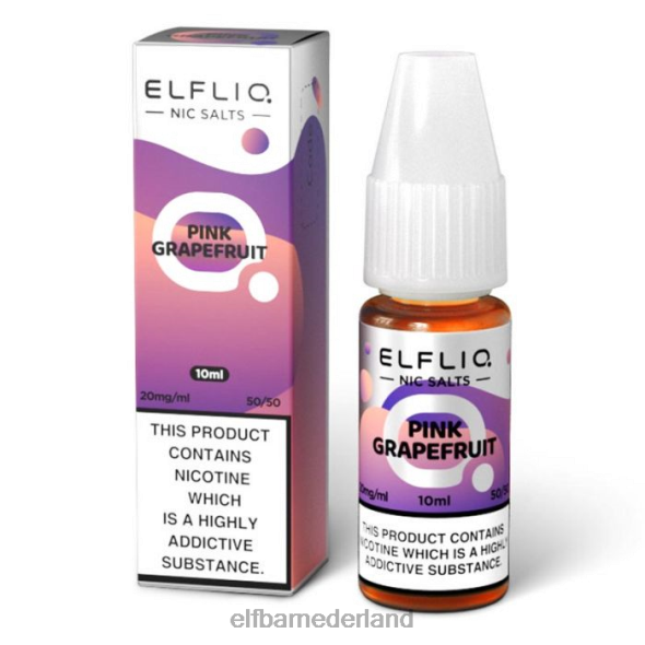 elfbar elfliq roze grapefruit nic-zouten - 10 ml-5 mg origineel D8TJV201