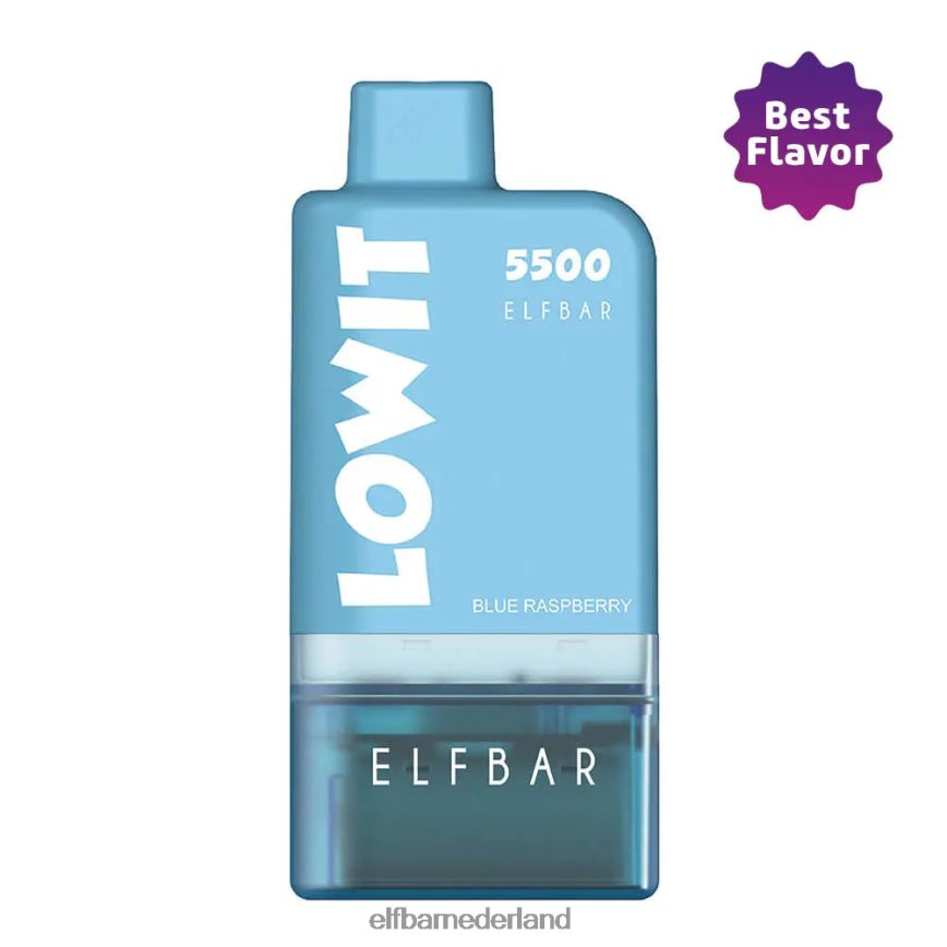 ELFBAR voorgevulde podkit lowit 5500 2%nic blauwe framboos blauwe framboos+blauwe batterij 6X88N4134