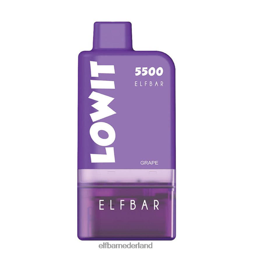 ELFBAR voorgevulde podkit lowit 5500 2%nic druif 6X88N4128