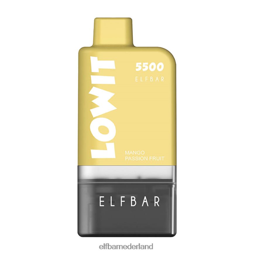 ELFBAR voorgevulde podkit lowit 5500 2%nic mango-passievrucht 6X88N4131