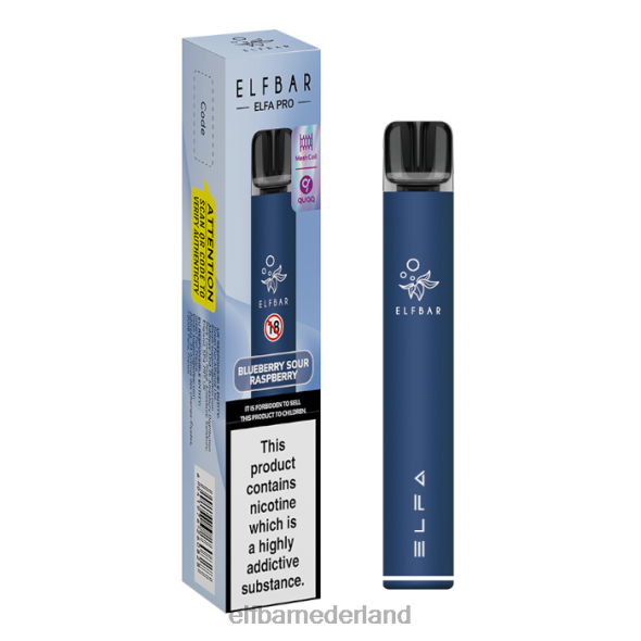 elfbar elfa pro pod-kit - oplaadbaar marineblauw + bosbessenzure voorgevulde peul D8TJV69