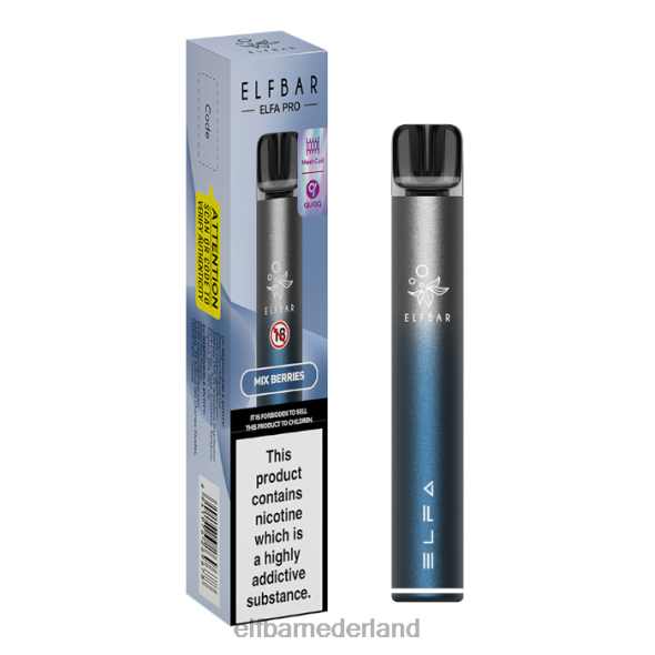 elfbar elfa pro pod-kit - oplaadbaar marineblauw + bosbessenzure voorgevulde peul D8TJV69