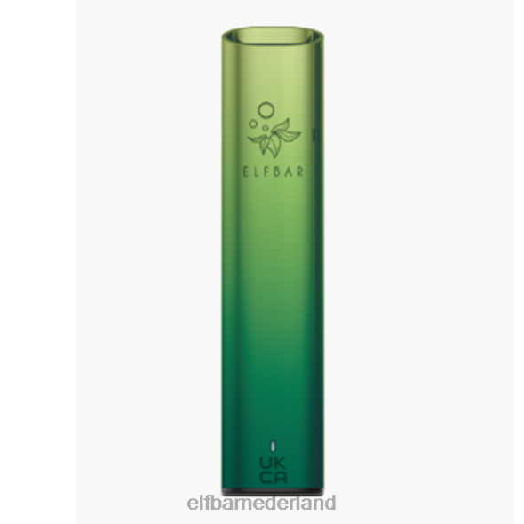 elfbar mate 500 pod vape-kit - 500mAh-batterij noorderlicht groen D8TJV137