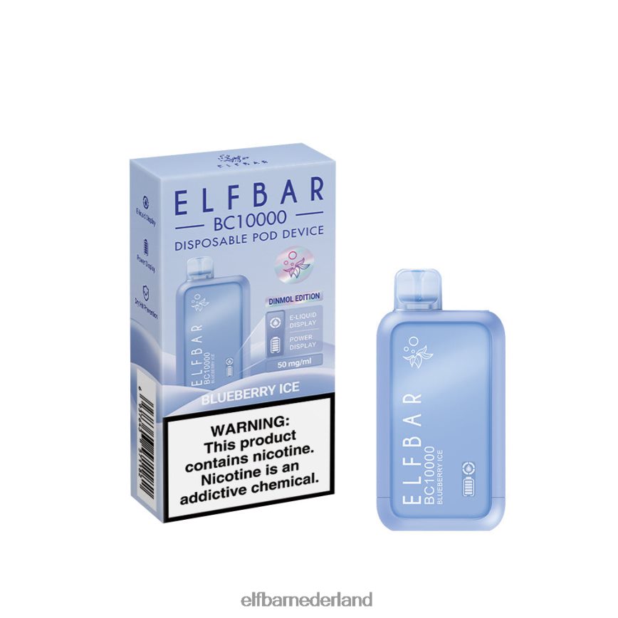 ELFBAR beste smaak wegwerpvape bc10000 topverkoop bosbessen ijs 6X88N413