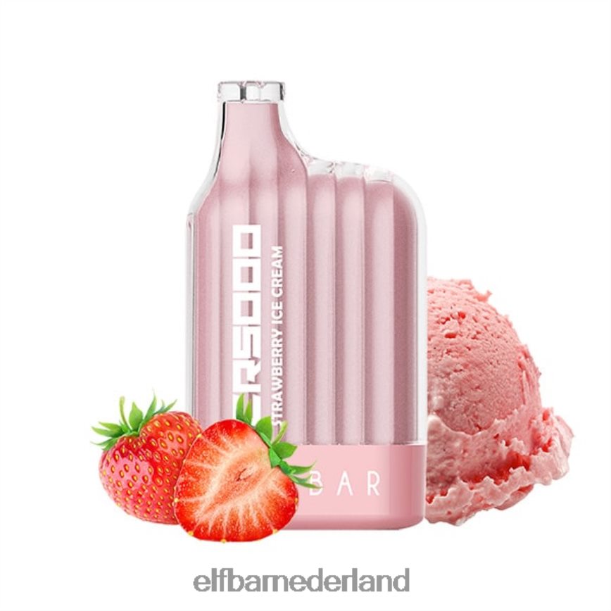 ELFBAR beste smaak wegwerpvape cr5000 ijsserie aardbeienijs 6X88N423